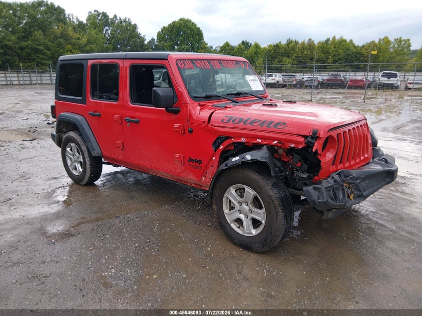 2021 Jeep Wrangler / VIN 1C4HJXDN8MW743104 — IAAI salvage auction photo