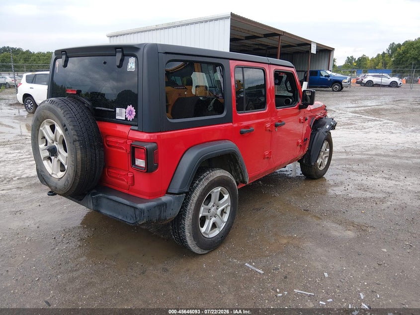 2021 Jeep Wrangler / VIN 1C4HJXDN8MW743104 IAAI salvage auction — RIGHT FRONT, Wait Title, sold $7,875 on 2026-09-19 (photo 4)