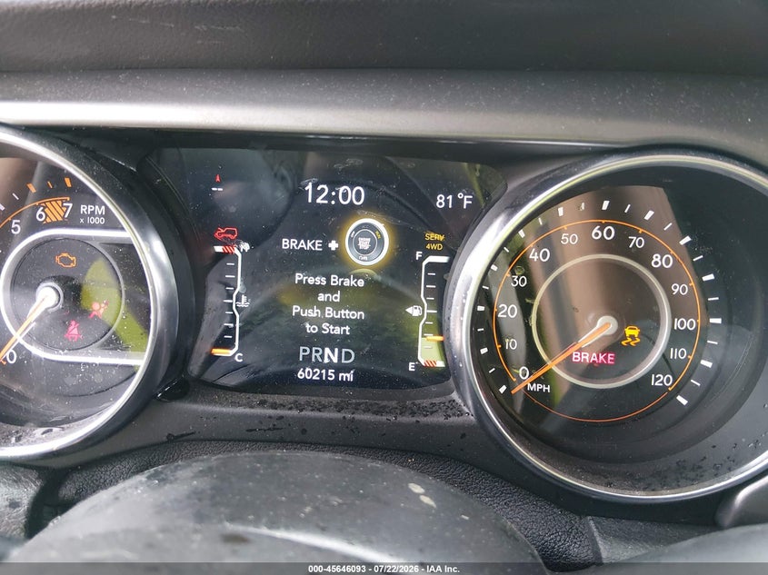 2021 Jeep Wrangler / VIN 1C4HJXDN8MW743104 IAAI salvage auction — RIGHT FRONT, Wait Title, sold $7,875 on 2026-09-19 (photo 7)