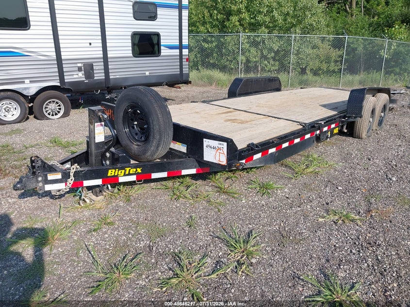 2026 Big tex trailer co inc Unknown VIN 16V1C2727TA417164 IAAI salvage auction — REAR END, Scrap (Michigan), sold $1,550 on 2026-09-15 (photo 2)