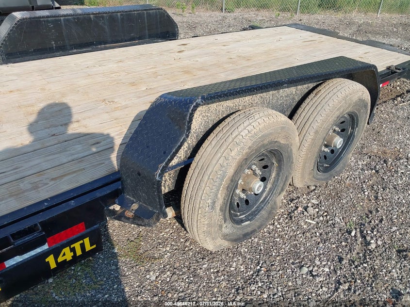 2026 Big tex trailer co inc Unknown VIN 16V1C2727TA417164 IAAI salvage auction — REAR END, Scrap (Michigan), sold $1,550 on 2026-09-15 (photo 6)
