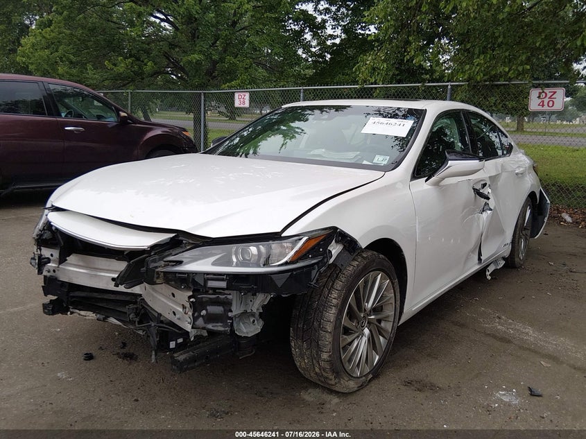 2022 Lexus ES VIN 58AEA1C18NU015136 IAAI salvage auction — FRONT END, Salvage (New Jersey), sold $9,100 on 2026-08-26 (photo 2)