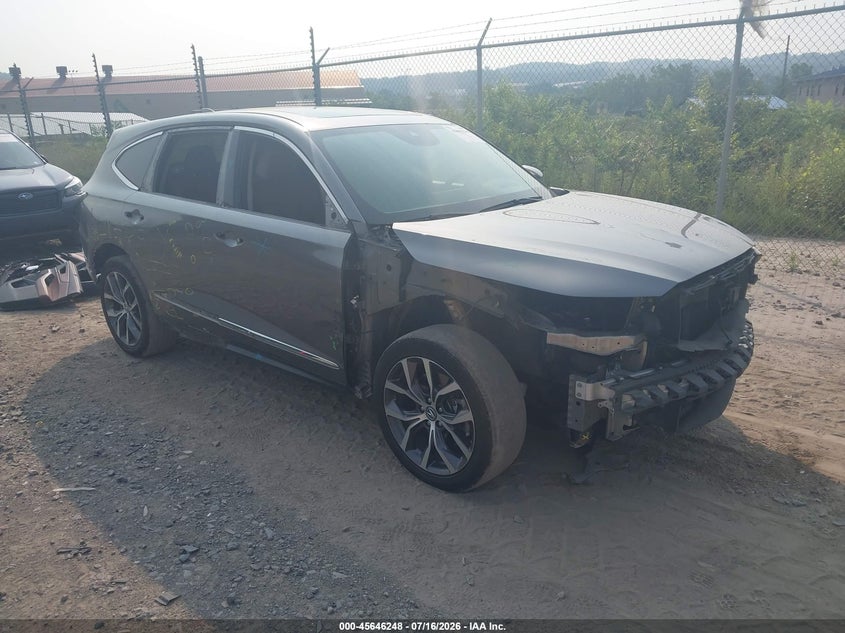 2022 Acura Mdx VIN 5J8YE1H45NL027798 — IAAI salvage auction photo
