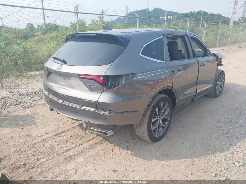 2022 Acura Mdx VIN 5J8YE1H45NL027798 IAAI salvage auction — FRONT & REAR, Wait Title, sold $9,500 on 2026-09-01 (photo 4)