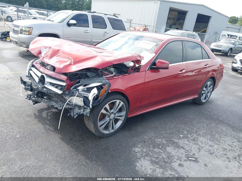 2016 Mercedes-benz E-class VIN WDDHF5KB9GB191807 IAAI salvage auction — FRONT END, Salvage (Louisiana), sold $425 on 2026-07-22 (photo 2)