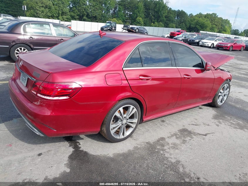 2016 Mercedes-benz E-class VIN WDDHF5KB9GB191807 IAAI salvage auction — FRONT END, Salvage (Louisiana), sold $425 on 2026-07-22 (photo 4)