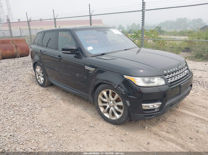 2016 Land rover Range rover sport VIN SALWR2PF7GA117044 IAAI salvage auction — RIGHT FRONT, Salvage Title, sold $1,600 on 2026-08-30 (photo 1)