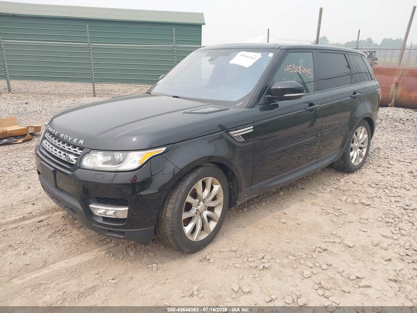 2016 Land rover Range rover sport VIN SALWR2PF7GA117044 IAAI salvage auction — RIGHT FRONT, Salvage Title, sold $1,600 on 2026-08-30 (photo 2)