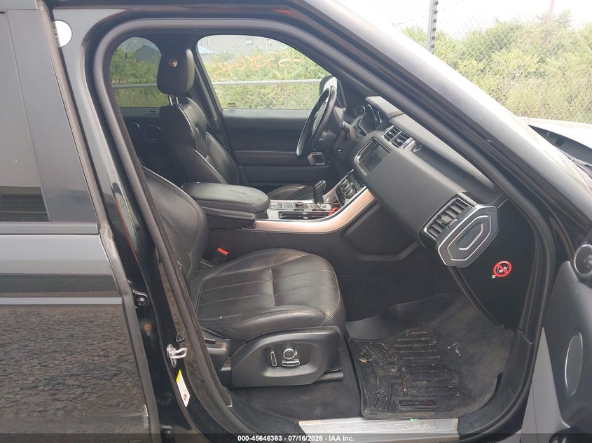 2016 Land rover Range rover sport VIN SALWR2PF7GA117044 IAAI salvage auction — RIGHT FRONT, Salvage Title, sold $1,600 on 2026-08-30 (photo 5)