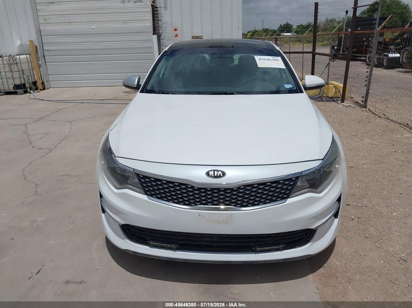 2016 Kia Optima VIN 5XXGU4L35GG102709 IAAI salvage auction — NORMAL WEAR, Original (Texas), sold $675 on 2026-07-30 (photo 6)
