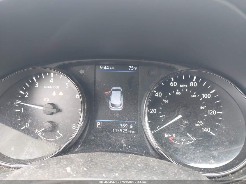 2019 Nissan Rogue sport VIN JN1BJ1CR1KW623944 IAAI salvage auction — NORMAL WEAR, Clear (Pennsylvania), sold $500 on 2026-07-28 (photo 7)