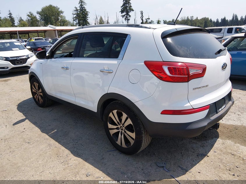 2011 Kia Sportage VIN KNDPCCA21B7071323 IAAI salvage auction — NORMAL WEAR, Clear (Washington), sold $1,800 on 2026-07-22 (photo 3)