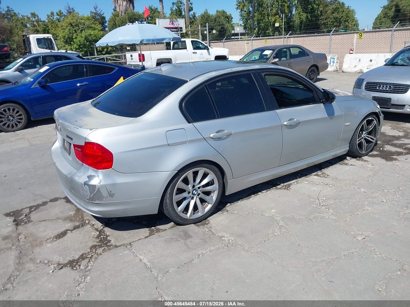 2010 BMW 3 series VIN WBAPH5G58ANM35811 IAAI salvage auction — NORMAL WEAR, Salvage Title - Dealer (California), sold $275 on 2026-08-03 (photo 4)