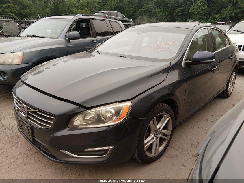2014 Volvo S60 VIN YV1612FH8E2295399 IAAI salvage auction — NORMAL WEAR, Clear (Massachusetts), sold $100 on 2026-08-04 (photo 2)