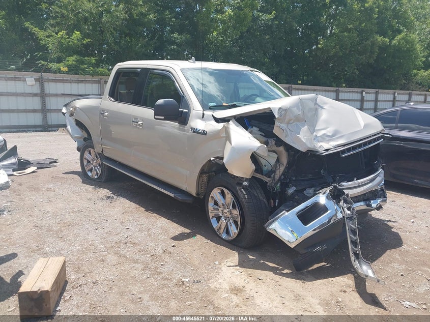2018 Ford F-150 VIN 1FTEW1EG9JKF66082 IAAI salvage auction — FRONT & REAR, Salvage (Tennessee), sold $3,400 on 2026-07-30 (photo 1)