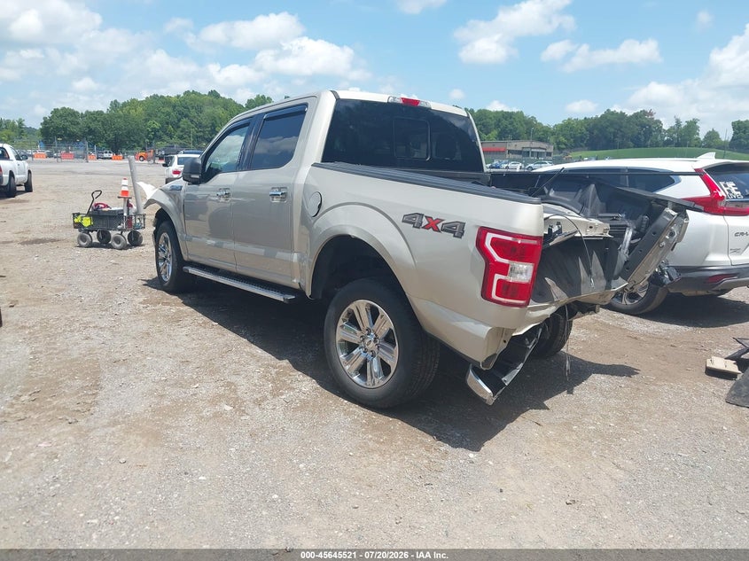 2018 Ford F-150 VIN 1FTEW1EG9JKF66082 IAAI salvage auction — FRONT & REAR, Salvage (Tennessee), sold $3,400 on 2026-07-30 (photo 3)