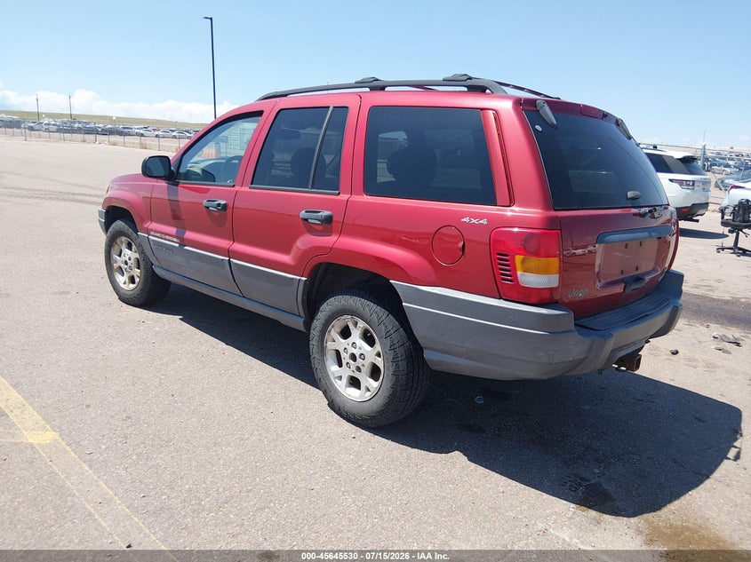 2001 Jeep Grand cherokee VIN 1J4GW48N11C667075 IAAI salvage auction — NORMAL WEAR, Clear (Colorado), sold $150 on 2026-07-22 (photo 3)