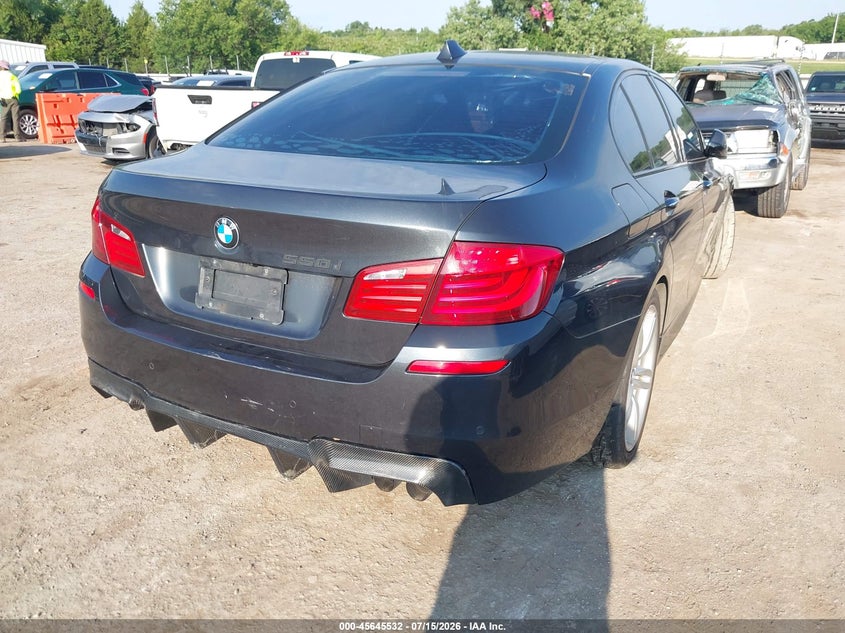 2013 BMW 5er VIN WBAFR9C51DD226863 IAAI salvage auction — NORMAL WEAR, Clear - Public Restricted (Oklahoma), sold $375 on 2026-07-29 (photo 4)