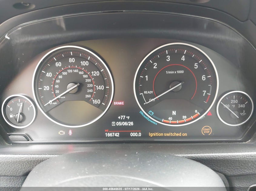 2015 BMW 3er VIN WBA3B3G52FNR87610 IAAI salvage auction — NORMAL WEAR, Salvage Title, sold $325 on 2026-07-28 (photo 7)