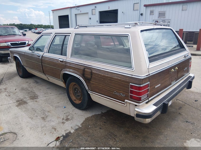 1982 Mercury Grand marquis VIN 1MEBP88F1CZ663510 IAAI salvage auction — NORMAL WEAR, Clear (Missouri), sold $575 on 2026-07-28 (photo 3)