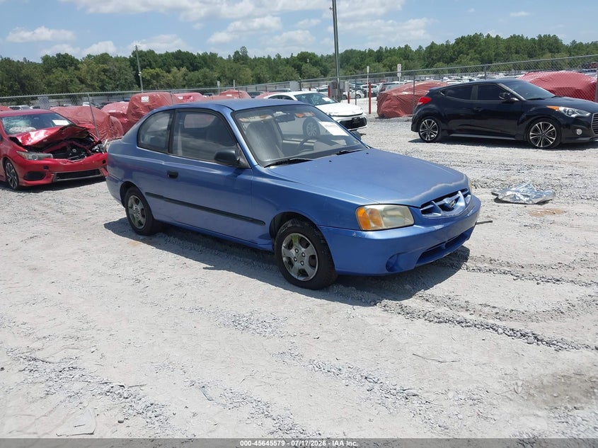 2002 Hyundai Accent VIN KMHCF35G82U165501 IAAI salvage auction — NORMAL WEAR, Clear (Florida), sold $275 on 2026-07-30 (photo 1)