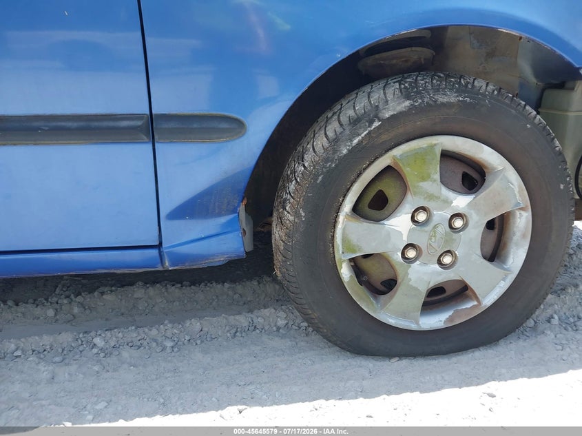 2002 Hyundai Accent VIN KMHCF35G82U165501 IAAI salvage auction — NORMAL WEAR, Clear (Florida), sold $275 on 2026-07-30 (photo 6)