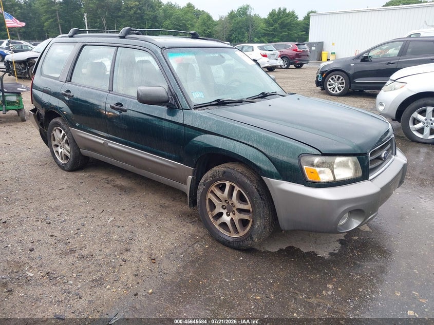 2005 Subaru Forester VIN JF1SG67635H735782 IAAI salvage auction — REAR END, Clear (Massachusetts), sold $425 on 2026-07-31 (photo 1)