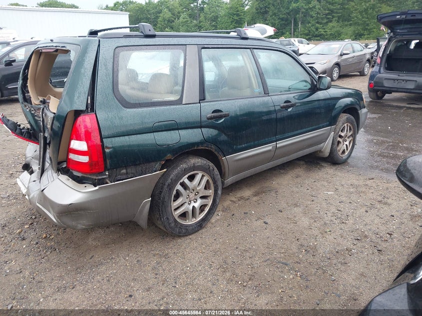 2005 Subaru Forester VIN JF1SG67635H735782 IAAI salvage auction — REAR END, Clear (Massachusetts), sold $425 on 2026-07-31 (photo 4)