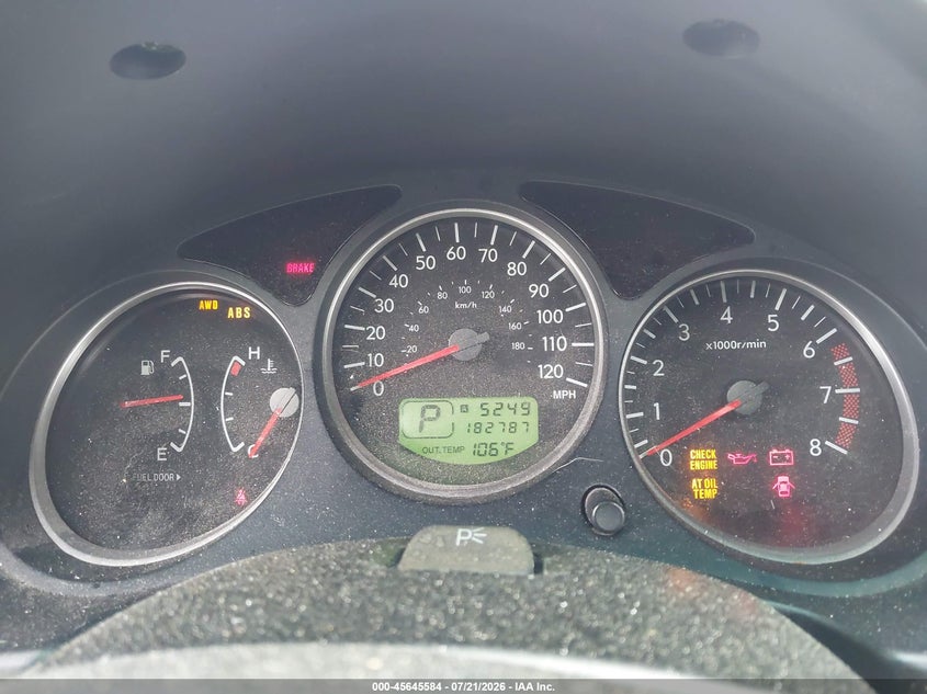 2005 Subaru Forester VIN JF1SG67635H735782 IAAI salvage auction — REAR END, Clear (Massachusetts), sold $425 on 2026-07-31 (photo 7)