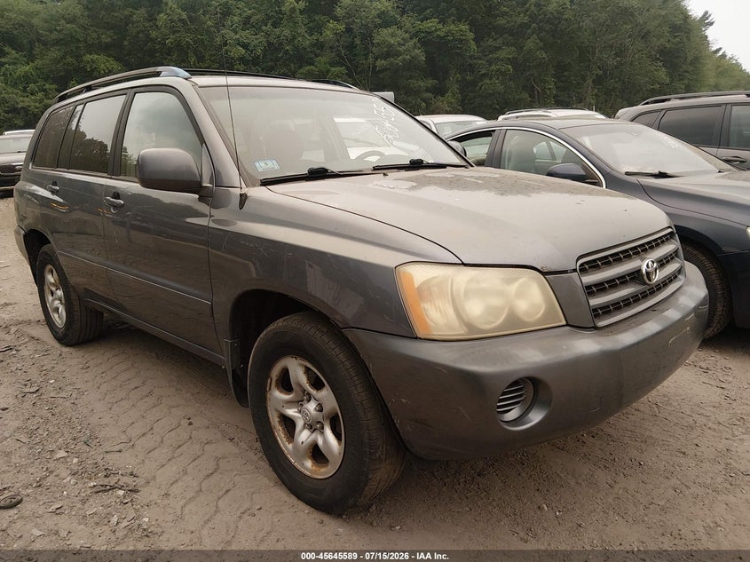2003 Toyota Highlander VIN JTEGD21A530052178 IAAI salvage auction — NORMAL WEAR, Clear (Massachusetts), sold $125 on 2026-07-28 (photo 1)