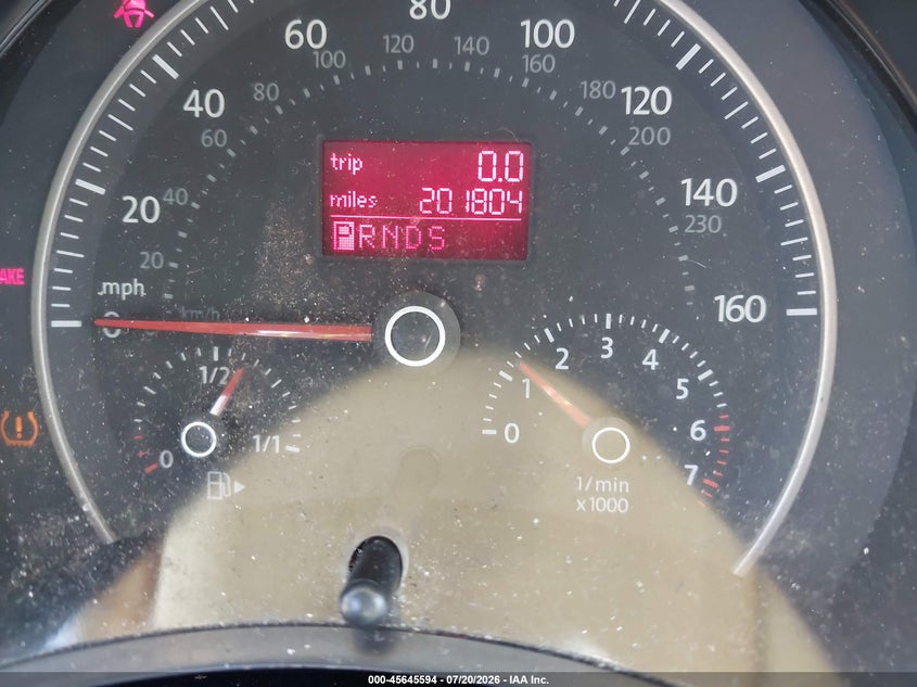 2009 Volkswagen Beetle VIN 3VWRW31CX9M509343 IAAI salvage auction — NORMAL WEAR, Clear (North Carolina), sold $250 on 2026-07-23 (photo 7)