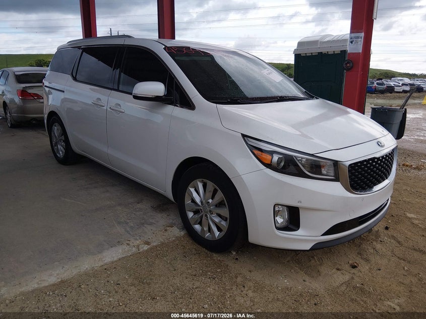 2017 Kia SEDONA VIN KNDMC5C12H6273234 IAAI salvage auction — NORMAL WEAR, Clear (Florida), sold $1,600 on 2026-07-28 (photo 1)