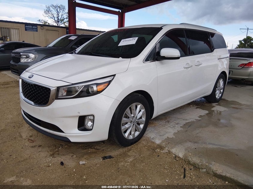 2017 Kia SEDONA VIN KNDMC5C12H6273234 IAAI salvage auction — NORMAL WEAR, Clear (Florida), sold $1,600 on 2026-07-28 (photo 2)