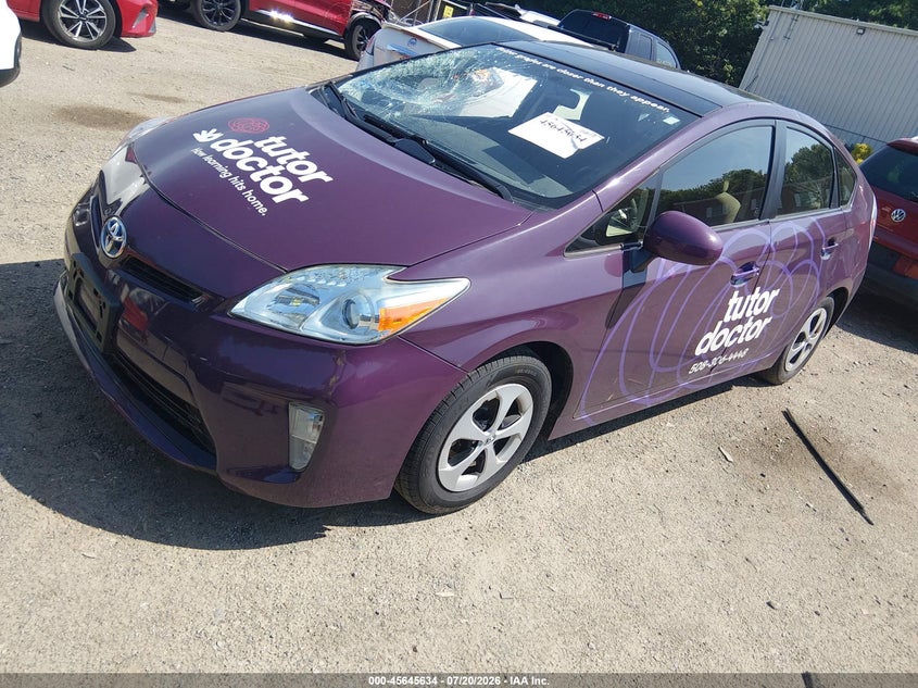 2015 Toyota Prius VIN JTDKN3DU6F0443884 IAAI salvage auction — FRONT END, Clear (Massachusetts), sold $2,250 on 2026-07-25 (photo 2)