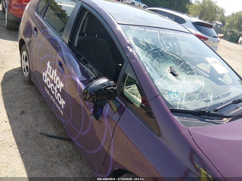 2015 Toyota Prius VIN JTDKN3DU6F0443884 IAAI salvage auction — FRONT END, Clear (Massachusetts), sold $2,250 on 2026-07-25 (photo 6)