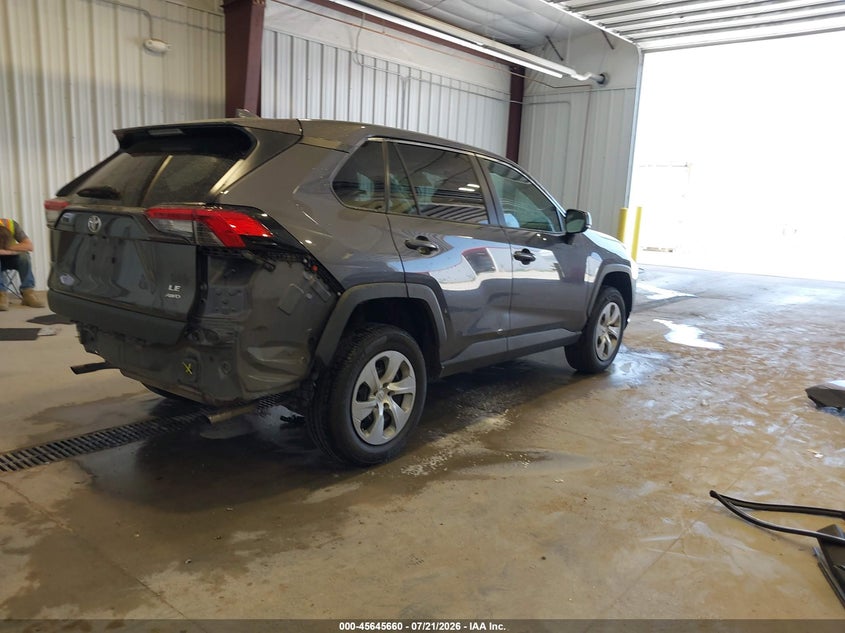 2022 Toyota Rav 4 VIN 2T3F1RFV3NW287822 IAAI salvage auction — LEFT SIDE, Salvage (Utah), sold $8,900 on 2026-08-24 (photo 4)