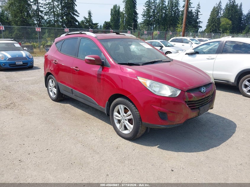 2012 Hyundai Tucson VIN KM8JUCAC6CU543705 IAAI salvage auction — NORMAL WEAR, Clear (Washington), sold $825 on 2026-07-29 (photo 1)