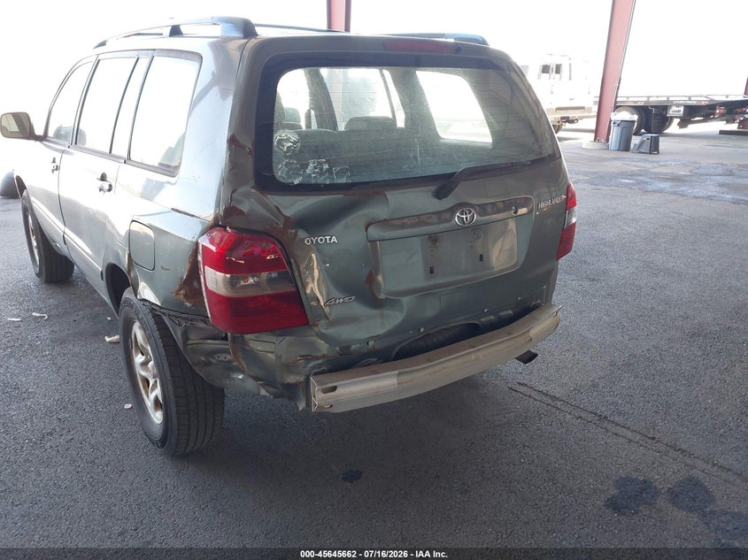 2005 Toyota Highlander VIN JTEHD21A550033492 IAAI salvage auction — NORMAL WEAR, Clear - Dealer Only (California), sold $500 on 2026-07-28 (photo 6)