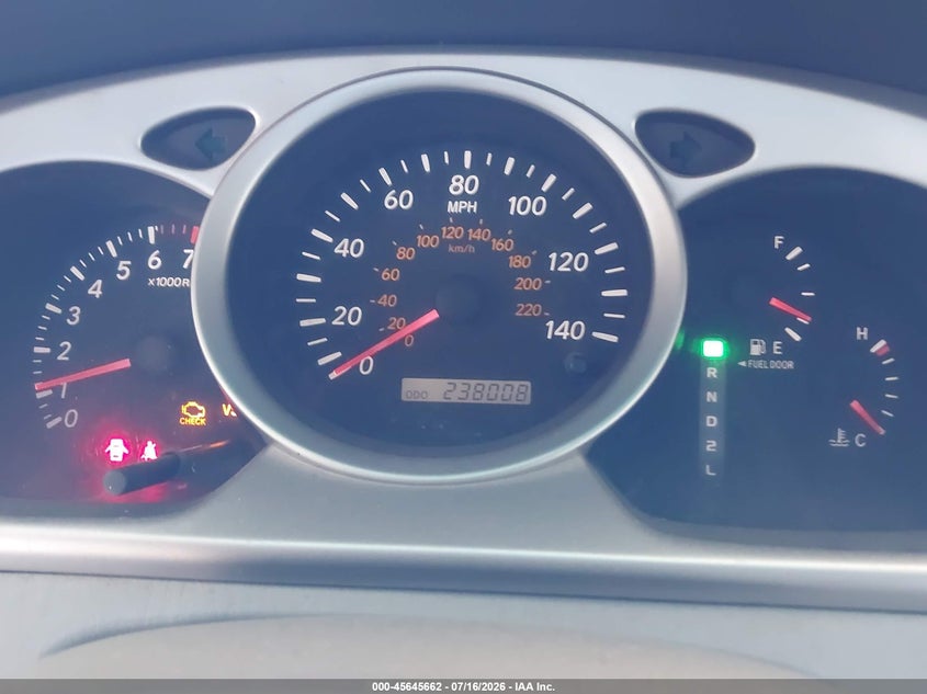 2005 Toyota Highlander VIN JTEHD21A550033492 IAAI salvage auction — NORMAL WEAR, Clear - Dealer Only (California), sold $500 on 2026-07-28 (photo 7)