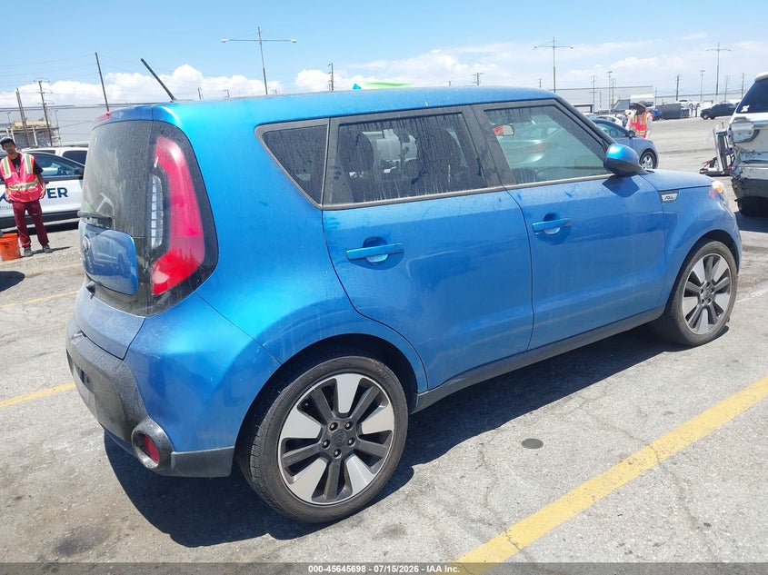 2016 Kia Soul VIN KNDJP3A55G7368199 IAAI salvage auction — NORMAL WEAR, Clear - Dealer Only (California), sold $375 on 2026-07-28 (photo 4)