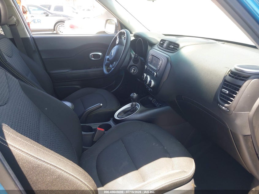 2016 Kia Soul VIN KNDJP3A55G7368199 IAAI salvage auction — NORMAL WEAR, Clear - Dealer Only (California), sold $375 on 2026-07-28 (photo 5)