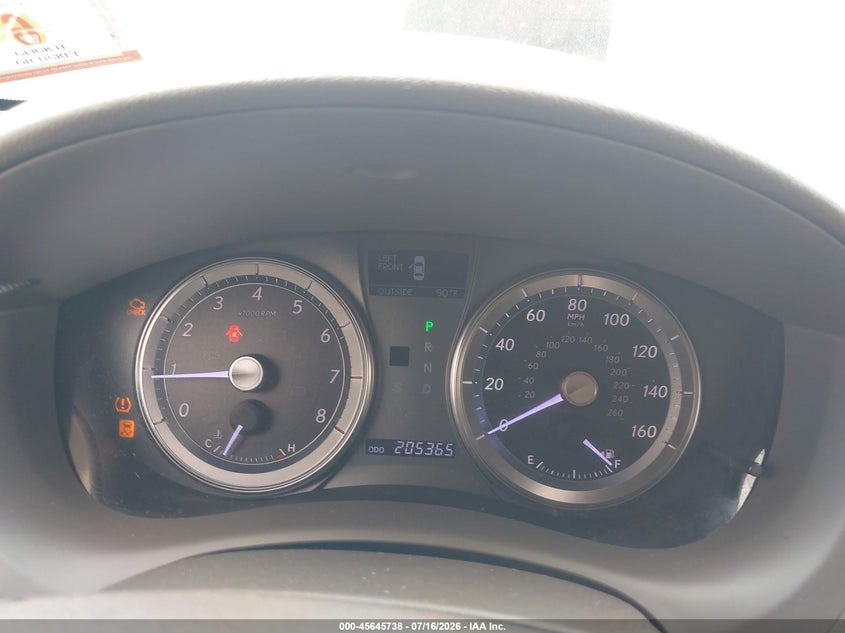2011 Lexus Es 350 VIN JTHBK1EG0B2449179 IAAI salvage auction — NORMAL WEAR, Clear (New Jersey), sold $775 on 2026-07-27 (photo 7)