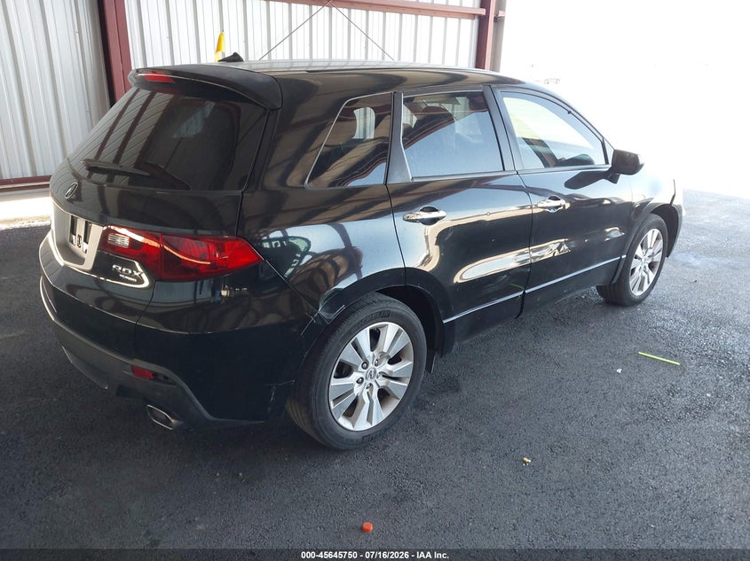 2010 Acura Rdx VIN 5J8TB2H57AA003722 IAAI salvage auction — RIGHT SIDE, Clear - Dealer Only (California), sold $1,575 on 2026-08-01 (photo 4)