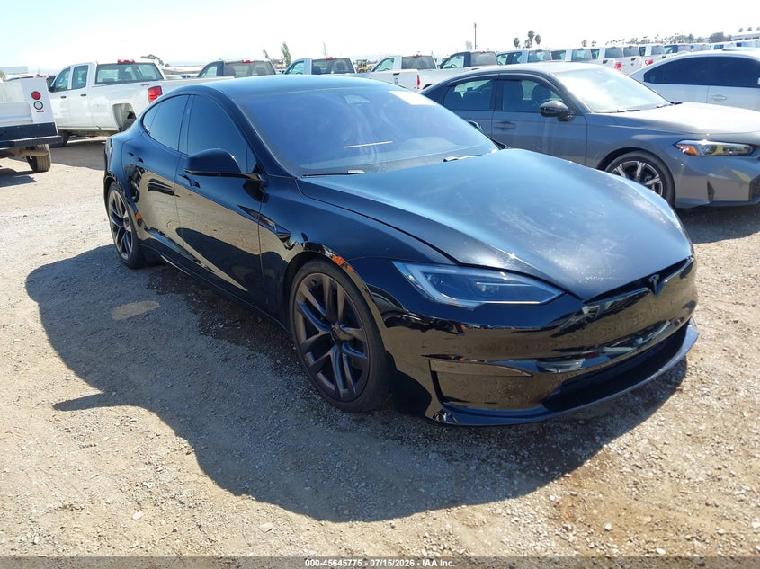 2022 Tesla Model s VIN 5YJSA1E56NF475919 IAAI salvage auction — NORMAL WEAR, Non-Repairable (California), sold $1,550 on 2026-07-27 (photo 1)