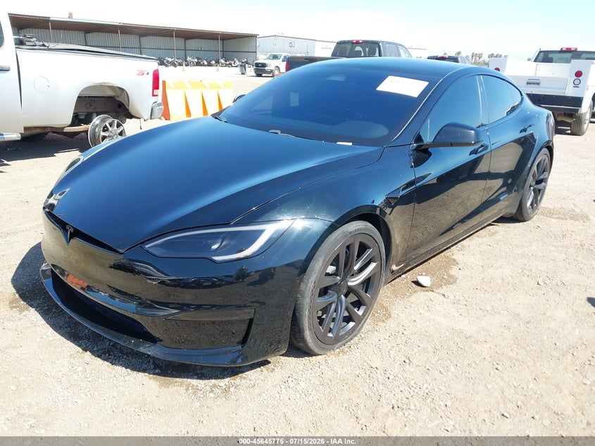 2022 Tesla Model s VIN 5YJSA1E56NF475919 IAAI salvage auction — NORMAL WEAR, Non-Repairable (California), sold $1,550 on 2026-07-27 (photo 2)