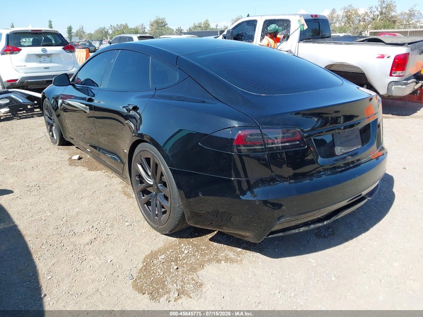 2022 Tesla Model s VIN 5YJSA1E56NF475919 IAAI salvage auction — NORMAL WEAR, Non-Repairable (California), sold $1,550 on 2026-07-27 (photo 3)