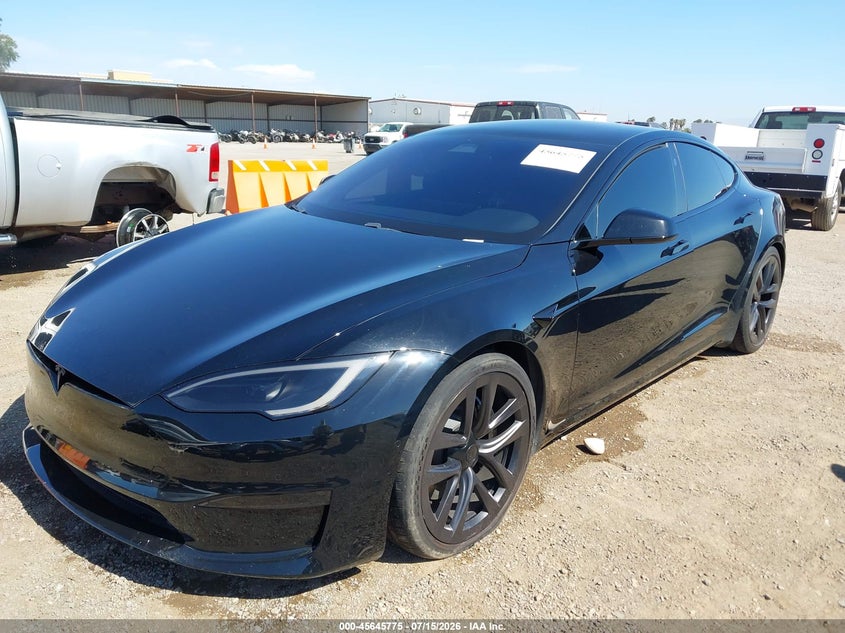 2022 Tesla Model s VIN 5YJSA1E56NF475919 IAAI salvage auction — NORMAL WEAR, Non-Repairable (California), sold $1,550 on 2026-07-27 (photo 6)