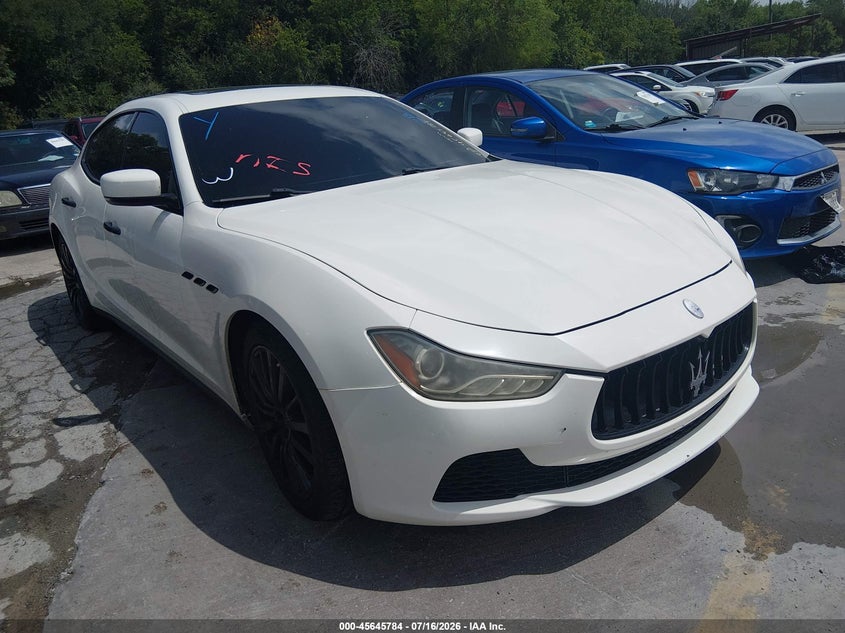 2016 Maserati Ghibli VIN ZAM57XSA6G1173778 IAAI salvage auction — NORMAL WEAR, Original (Texas), sold $5,100 on 2026-08-03 (photo 1)
