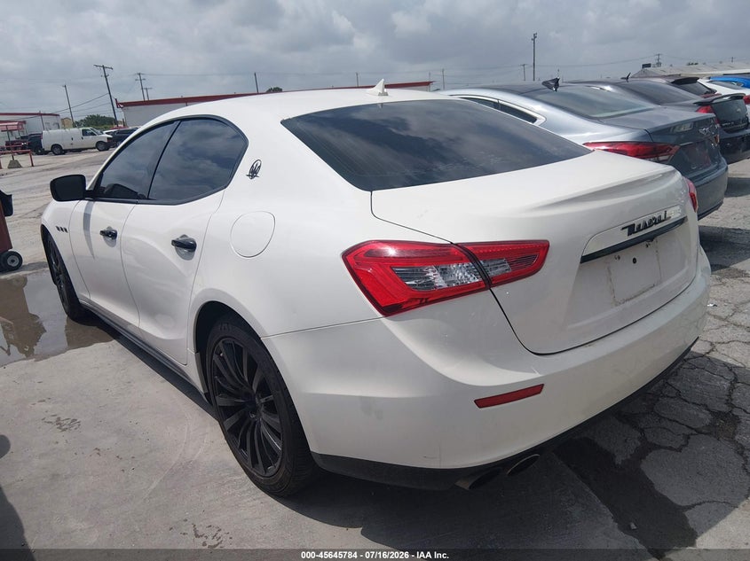 2016 Maserati Ghibli VIN ZAM57XSA6G1173778 IAAI salvage auction — NORMAL WEAR, Original (Texas), sold $5,100 on 2026-08-03 (photo 3)