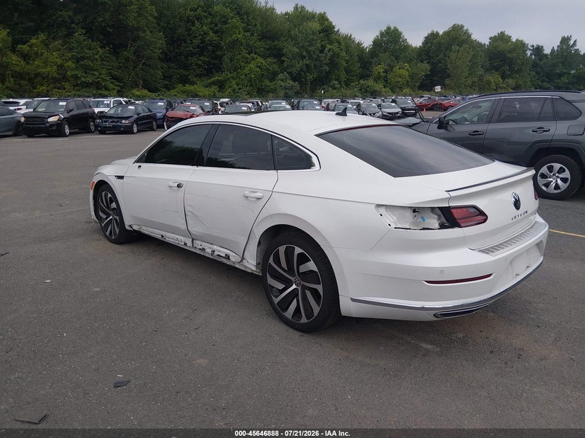 2021 Volkswagen Arteon VIN WVWSR7AN7ME010759 IAAI salvage auction — SIDE, Salvage Title, sold $9,700 on 2026-08-10 (photo 3)